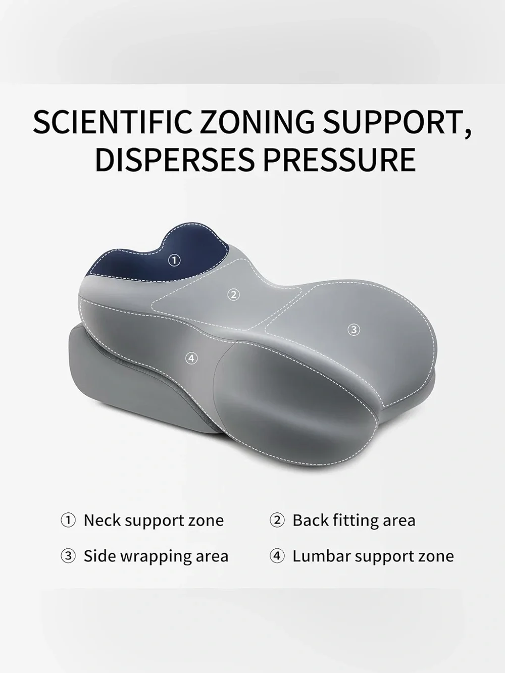Reading Pillow for Adults, Bed Backrest Cushion